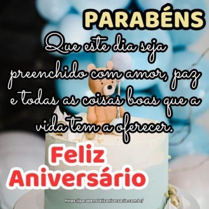 Parabéns e Feliz aniversário! Que este dia seja preenchido com amor, paz e todas as coisas boas que a vida tem a oferecer. Parabéns e Feliz aniversário! Que este dia seja preenchido com amor, paz e todas as coisas boas que a vida tem a oferecer.