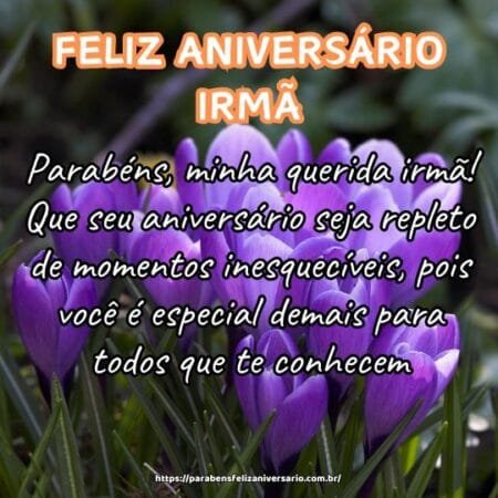 Parabéns, minha querida irmã! Que seu aniversário seja repleto de momentos inesquecíveis, pois você é especial demais para todos que te conhecem. Parabéns, minha querida irmã! Que seu aniversário seja repleto de momentos inesquecíveis, pois você é especial demais para todos que te conhecem.