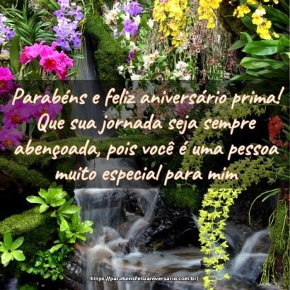 Parabéns e feliz aniversário prima! Que sua jornada seja sempre abençoada, pois você é uma pessoa muito especial para mim. Parabéns e feliz aniversário prima! Que sua jornada seja sempre abençoada, pois você é uma pessoa muito especial para mim.