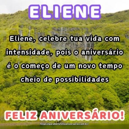 Eliene, celebre tua vida com intensidade, pois o aniversário é o começo de um novo tempo cheio de possibilidades. Eliene, celebre tua vida com intensidade, pois o aniversário é o começo de um novo tempo cheio de possibilidades.