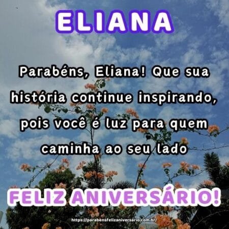 Parabéns, Eliana! Que sua história continue inspirando, pois você é luz para quem caminha ao seu lado. Parabéns, Eliana! Que sua história continue inspirando, pois você é luz para quem caminha ao seu lado.