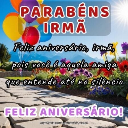 Feliz aniversário, irmã, pois você é aquela amiga que entende até no silêncio. Feliz aniversário, irmã, pois você é aquela amiga que entende até no silêncio.
