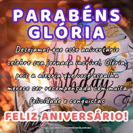 Desejamos que este aniversário celebre sua jornada incrível, Glória, pois a alegria que você espalha merece ser recompensada com muita felicidade e conquistas. Desejamos que este aniversário celebre sua jornada incrível, Glória, pois a alegria que você espalha merece ser recompensada com muita felicidade e conquistas.